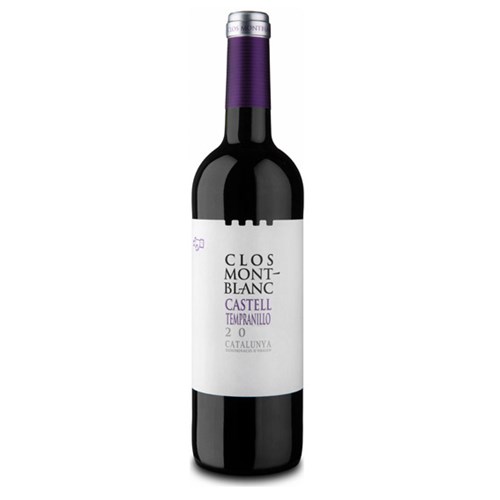 Clos Montblanc Castell Tempranillo 75cl - Spanish Red Wine - Customer Favourite